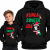BLUZA Z KAPTUREM  ŚWIĄTECZNA KURŁA ŚWIĘTA